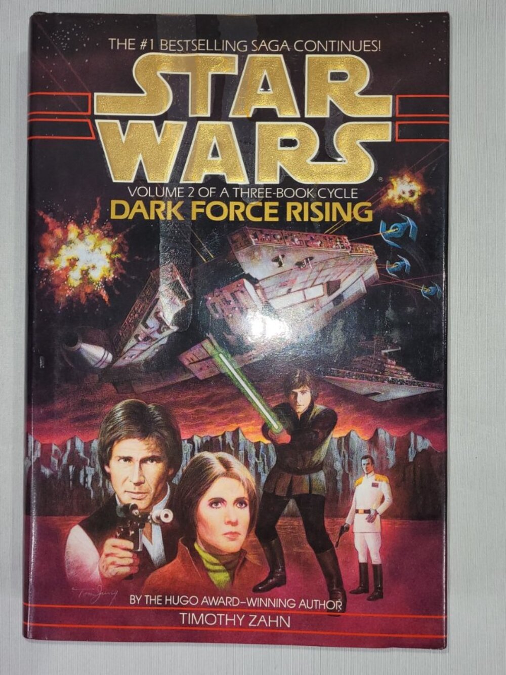 Star Wars Dark Force Rising 1992 Hardcover Thrawn Book 2 Timothy Zahn